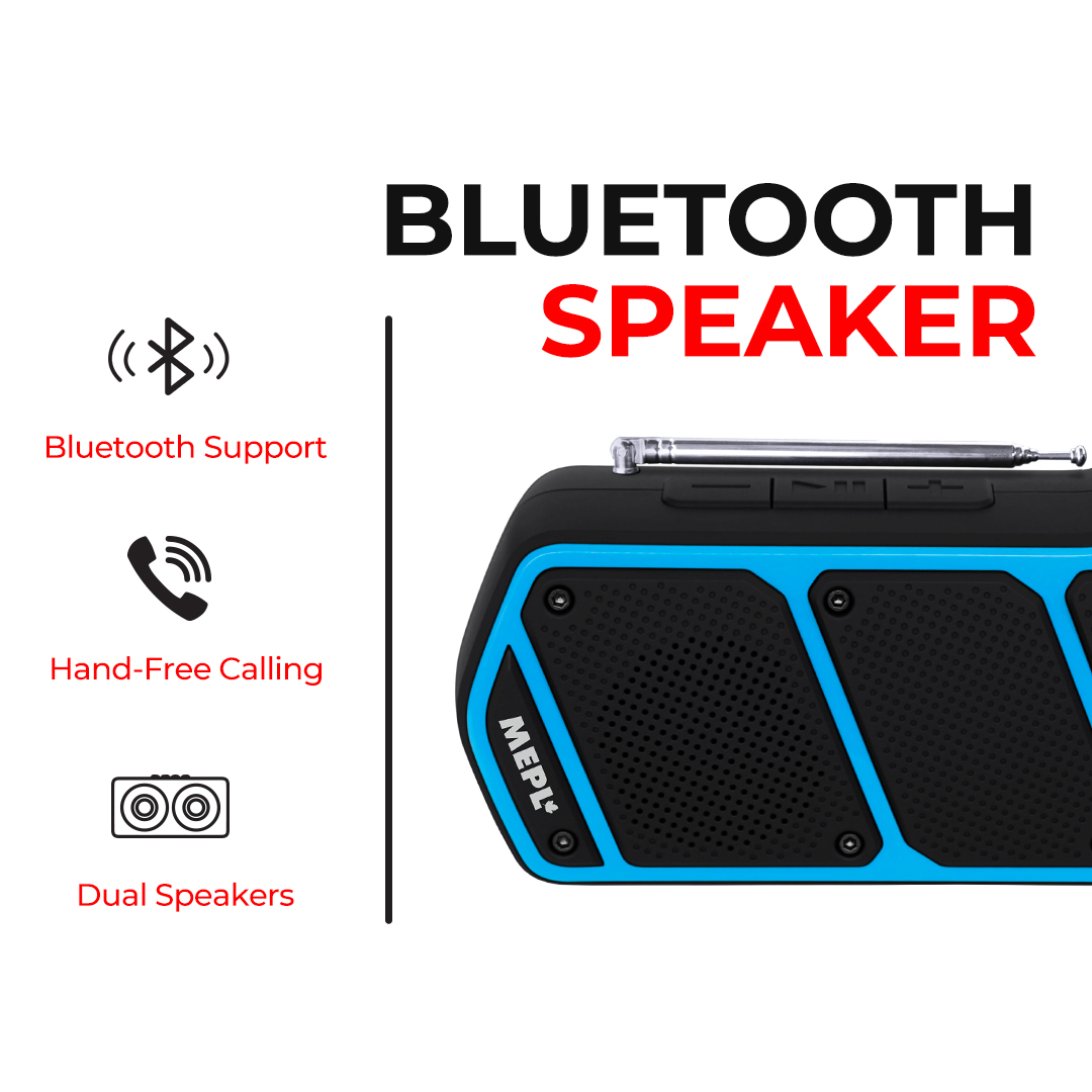 MEPL Portable Bluetooth Speaker SP 20 – BLUE