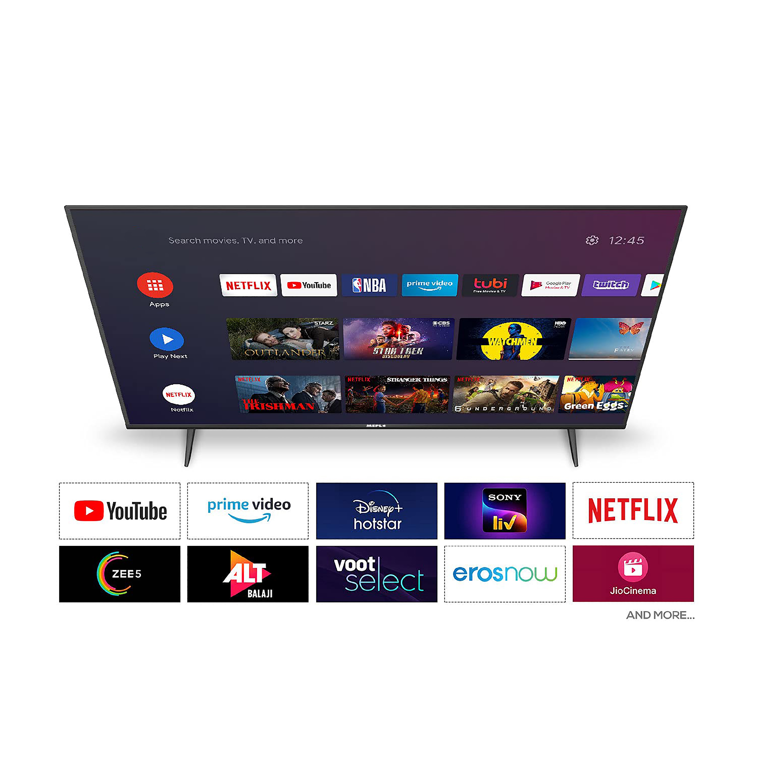 MEPL 4K Smart LED TV With Ai 43inch