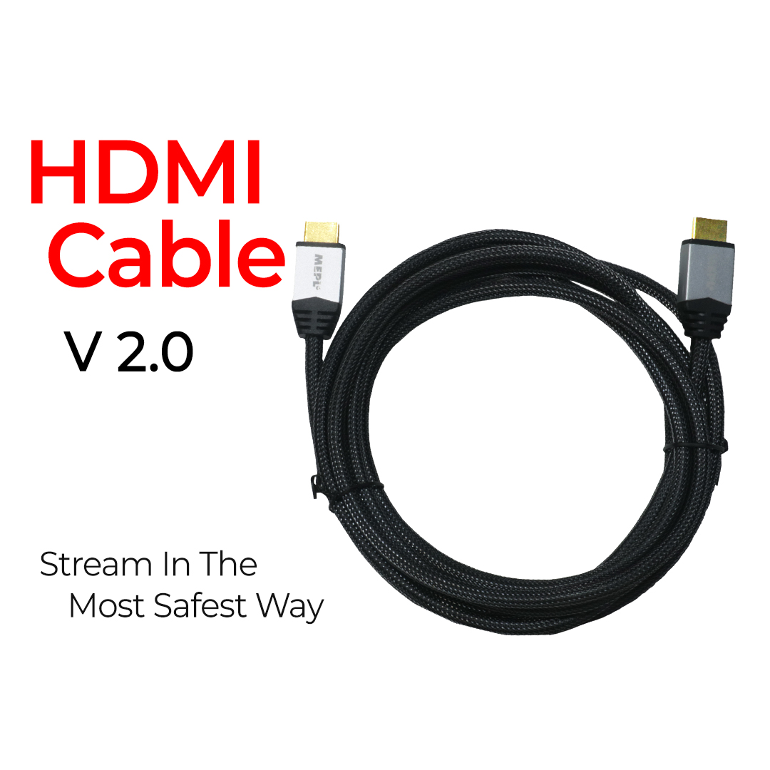 MEPL HDMI Cable 1.5 Meter 18 GBps Version 2.0