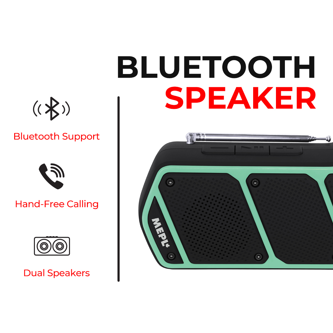 MEPL Portable Bluetooth Speaker SP 20 – GREEN