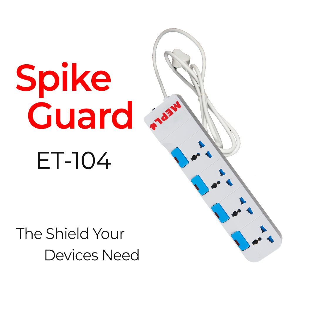 MEPL 4 Socket Spike Guard ET-104