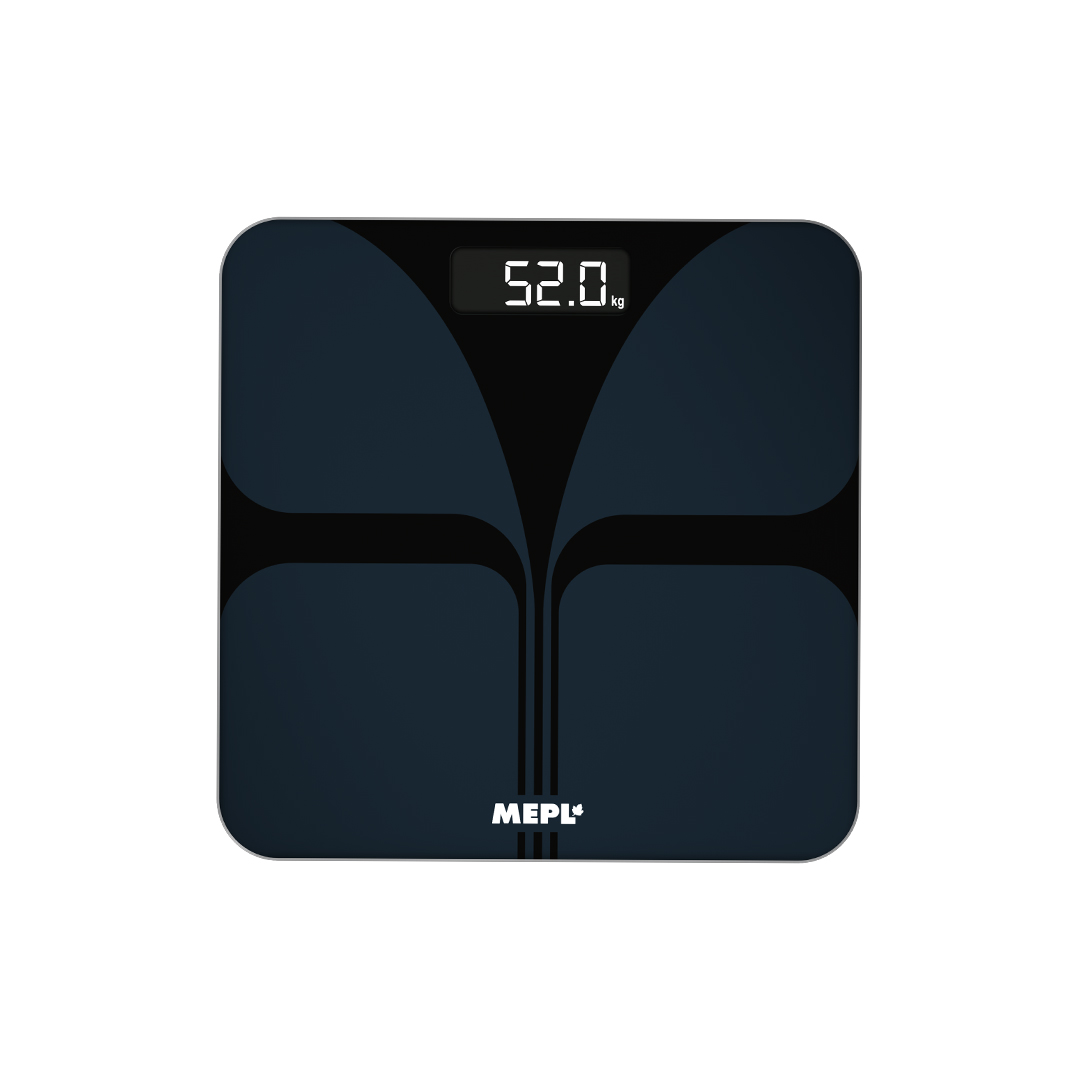 MEPL Smart Bathroom Scale SE 260 LB - BLACK