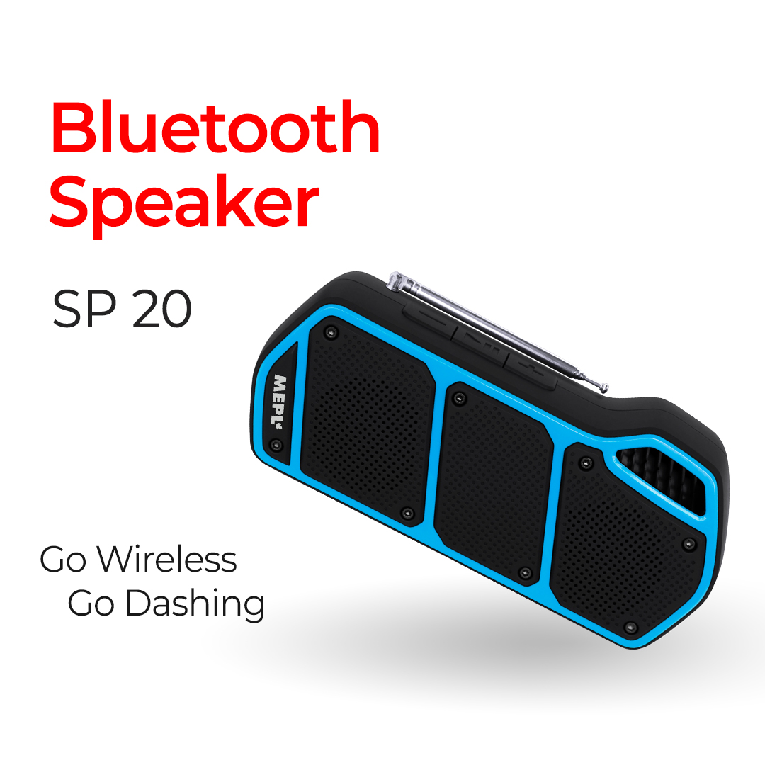 MEPL Portable Bluetooth Speaker SP 20 – BLUE