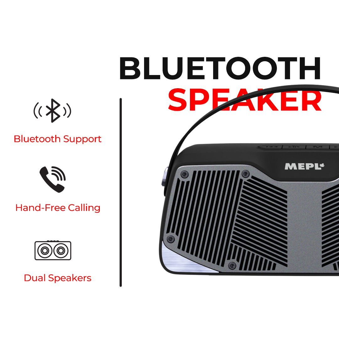 MEPL Truly Wireless Bluetooth Speaker SP 21 - BLACK