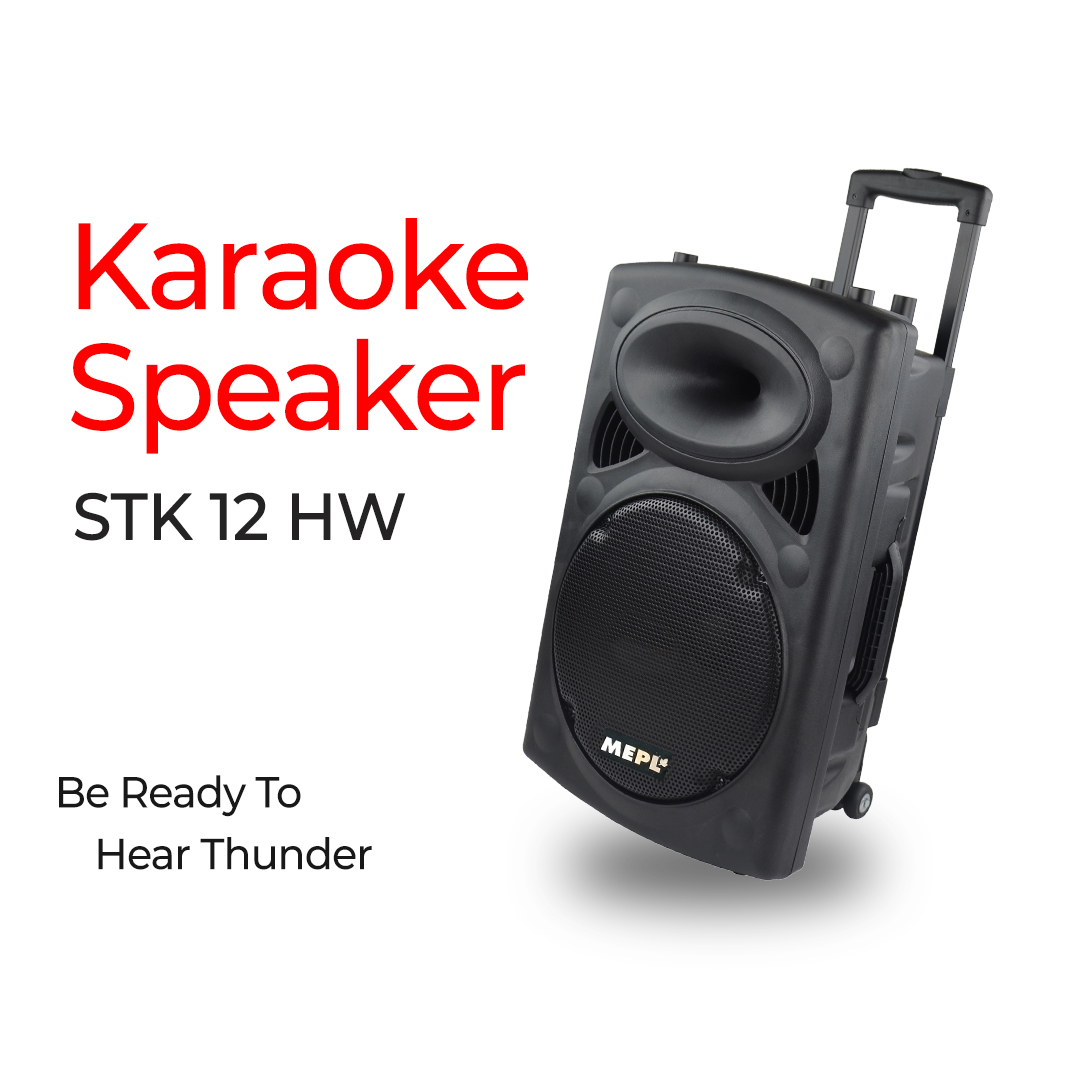 MEPL Portable Karaoke Speaker STK 12 HW
